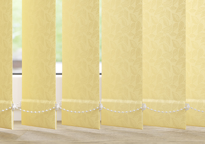 Flourish, Daffodil - Vertical Blind Slats - Image 3